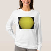 宇宙シャトルアトランティスはシルエットで見られる Tシャツ (正面)