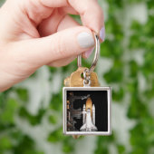 宇宙シャトルアトランティスは準備ができている キーホルダー (手)