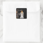 宇宙シャトルアトランティスは準備ができている スクエアシール (バッグ)