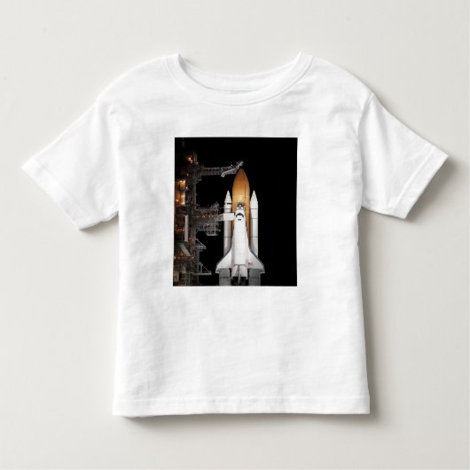 宇宙シャトルアトランティスは準備ができている トドラーTシャツ (正面)