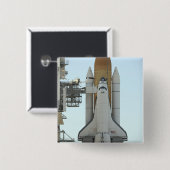 宇宙シャトルアトランティスは発射台に座る 缶バッジ (正面&裏面)