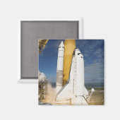 宇宙シャトルアトランティスは12をリフト マグネット (正面/裏面)