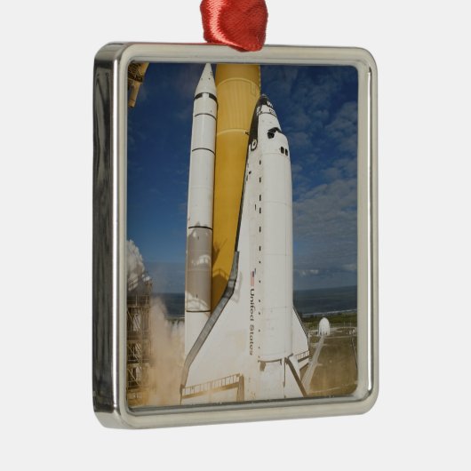宇宙シャトルアトランティスは12をリフト メタルオーナメント (右)