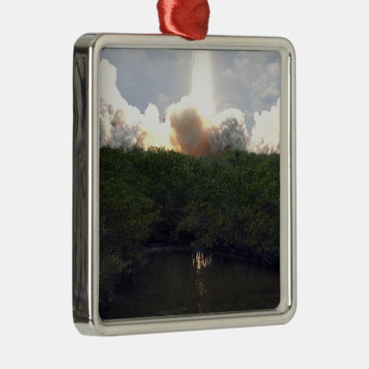 宇宙シャトルアトランティスは14をリフト メタルオーナメント (右)