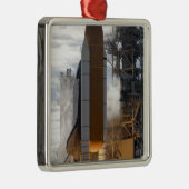 宇宙シャトルアトランティスは15をリフト メタルオーナメント (右)