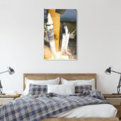 宇宙シャトルアトランティスは17をリフト キャンバスプリント (インサイチュ (寝室))