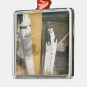 宇宙シャトルアトランティスは17をリフト メタルオーナメント (左)