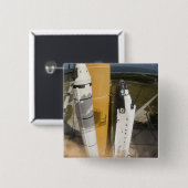 宇宙シャトルアトランティスは17をリフト 缶バッジ (正面&裏面)