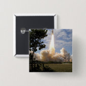 宇宙シャトルアトランティスは19をリフト 缶バッジ (正面&裏面)