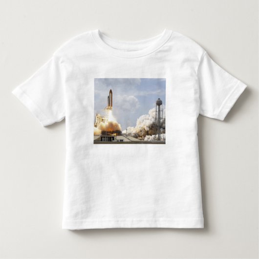 宇宙シャトルアトランティスは21からリフト トドラーTシャツ (正面)