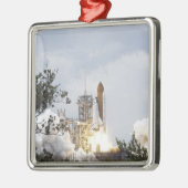 宇宙シャトルアトランティスは3をリフト メタルオーナメント (左)