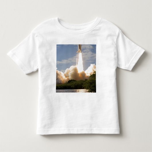 宇宙シャトルアトランティスは8をリフト トドラーTシャツ (正面)
