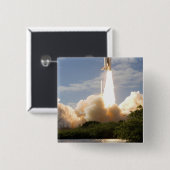 宇宙シャトルアトランティスは8をリフト 缶バッジ (正面&裏面)