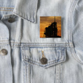 宇宙シャトルアトランティスを発射台に 缶バッジ (インサイチュ)