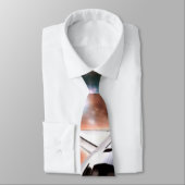 宇宙シャトルアトランティスハッブル望遠鏡のアートワーク ネクタイ (タイ)