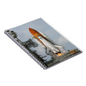 宇宙シャトルアトランティス写真ノート ノートブック (右側)