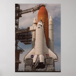 宇宙シャトルアトランティス打ち上げ準備(STS-106) ポスター