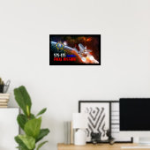 宇宙シャトルアトランティス最終任務ポスター ポスター (ホームオフィス)