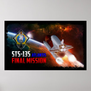 宇宙シャトルアトランティス最終任務ポスター ポスター