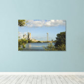 宇宙シャトルアトランティス&エンデバー キャンバスプリント (インサイチュ (ウッドフロア))