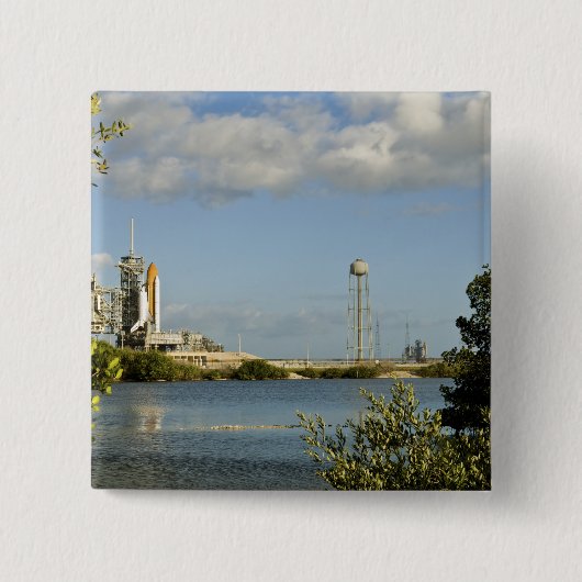 宇宙シャトルアトランティス&エンデバー 缶バッジ (正面)