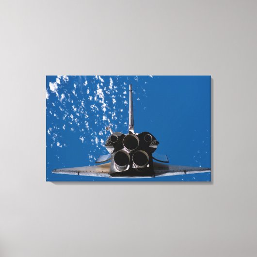 宇宙シャトルアトランティス キャンバスプリント (正面)