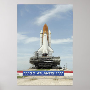 宇宙シャトルアトランティス ポスター
