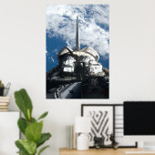 宇宙シャトルアトランティス ポスター (ホームオフィス)