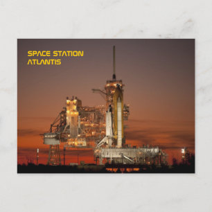 宇宙シャトルアトランティス ポストカード