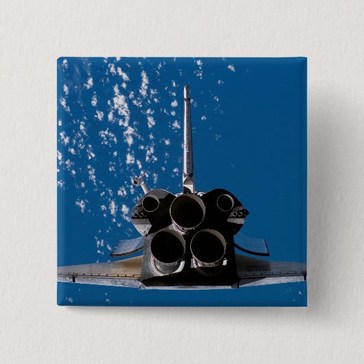 宇宙シャトルアトランティス 缶バッジ (正面)