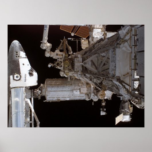 宇宙シャトルアトランティス&ISS (STS-115) ポスター (正面)