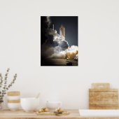 宇宙シャトルアトランティス(STS-104)の発売 ポスター (キッチン)