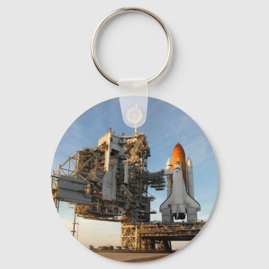 宇宙シャトルアトランティス(STS-122) – 発射台 キーホルダー (正面)