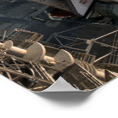 宇宙シャトルアトランティス(STS-86) ポスター (角)