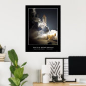 宇宙シャトルアトランティスNASA STS-104 ポスター (ホームオフィス)