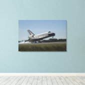 宇宙シャトルアトランティスtouchダウン2 キャンバスプリント (インサイチュ (ウッドフロア))