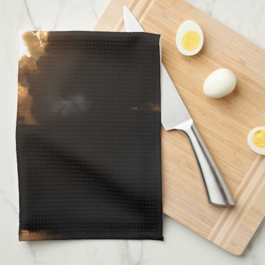 宇宙シャトルアース軌道宇宙船ナイトカンバ キッチンタオル (四つ折り)