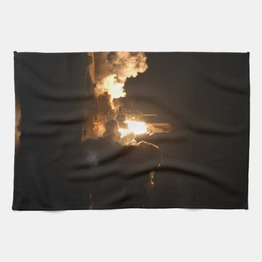 宇宙シャトルアース軌道宇宙船ナイトカンバ キッチンタオル (横)