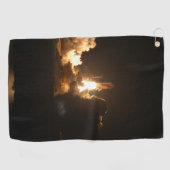 宇宙シャトルアース軌道宇宙船ナイトカンバ ゴルフタオル (横)