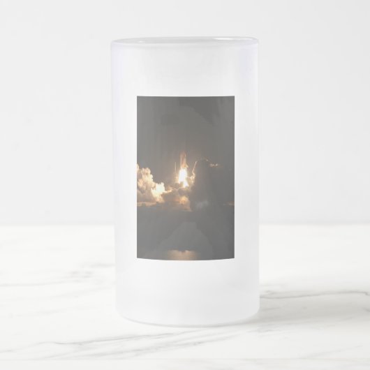 宇宙シャトルアース軌道宇宙船ナイトカンバ フロストグラスビールジョッキ (中央)