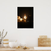 宇宙シャトルアース軌道宇宙船ナイトカンバ ポスター (キッチン)