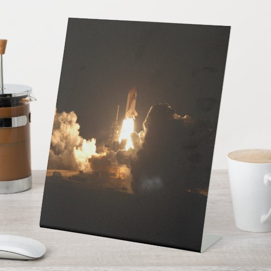 宇宙シャトルアース軌道宇宙船ナイトカンバ 台座サイン (インサイチュ)