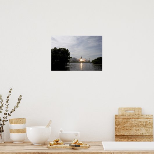 宇宙シャトルエンデバーが離陸する ポスター (キッチン)