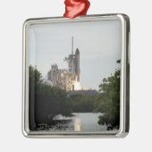 宇宙シャトルエンデバーが離陸する メタルオーナメント (左)