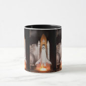 宇宙シャトルエンデバーが離陸 マグカップ (中央)