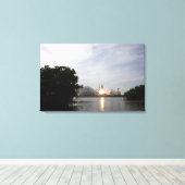 宇宙シャトルエンデバーが3をリフト キャンバスプリント (インサイチュ (ウッドフロア))