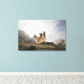 宇宙シャトルエンデバーが5をリフト キャンバスプリント (インサイチュ (ウッドフロア))