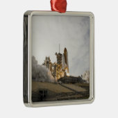 宇宙シャトルエンデバーが5をリフト メタルオーナメント (右)