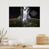 宇宙シャトルエンデバーがISSにドッキング(2011) ポスター (キッチン)