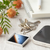 宇宙シャトルエンデバーのシルエット キーホルダー (側面)